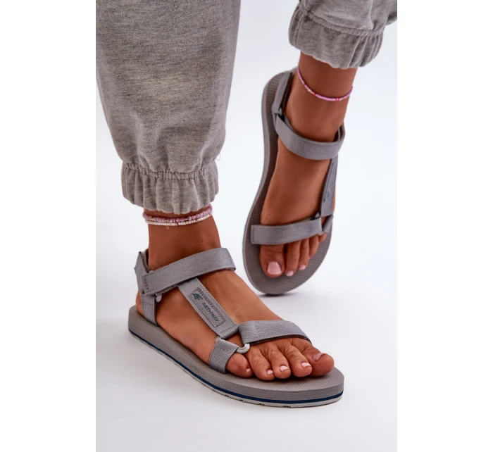 Dámské Sportovní Sandály 4FRSS24FSANF054-20S Šedé Dámské Sportovní Sandály 4FRSS24FSANF054-20S Šedé