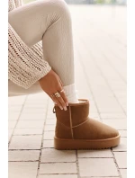 Dámské Semišové Sněhule Na Platformě Nad Kotníky Camel Rianaella Dámské Semišové Sněhule Na Platformě Nad Kotníky Camel Rianaella