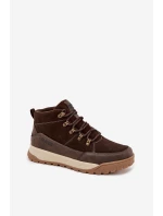 Semišové Pánské Trekingové Boty Big Star SS174263 Hnědé