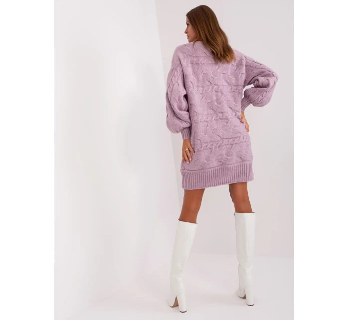 Sweter AT SW model 18895481 jasny fioletowy - FPrice Sweter AT SW model 18895481 jasny fioletowy - FPrice