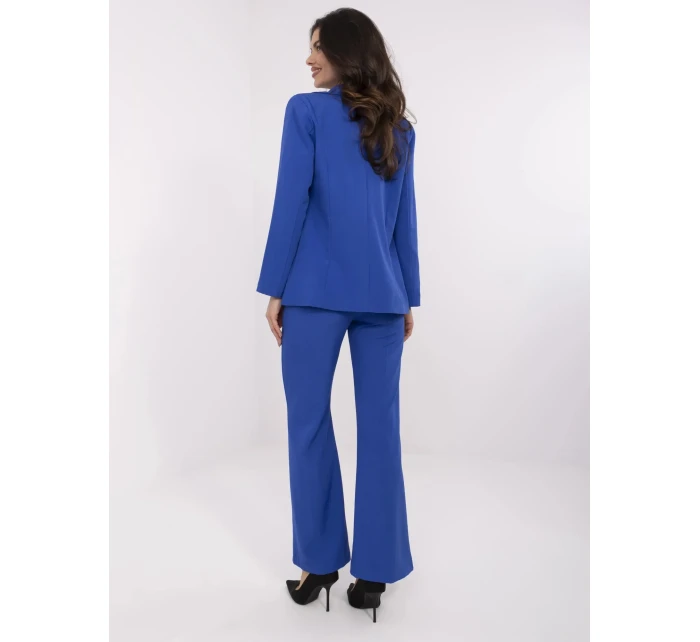 Kalhoty DHJ SP model 20969342 kobaltově modré - FPrice Kalhoty DHJ SP model 20969342 kobaltově modré - FPrice