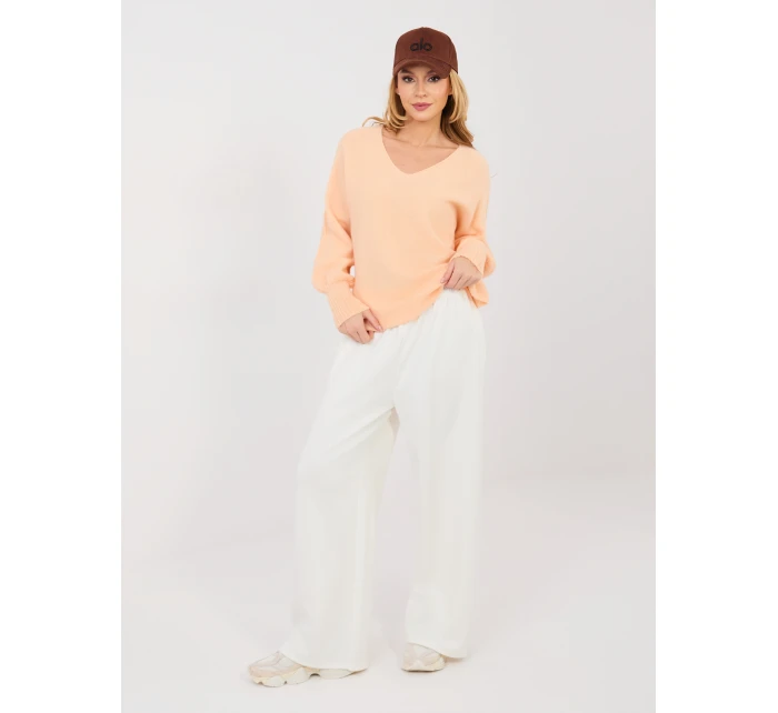 Jumper MI SW 2201.16P světle oranžový Jumper MI SW 2201.16P světle oranžový