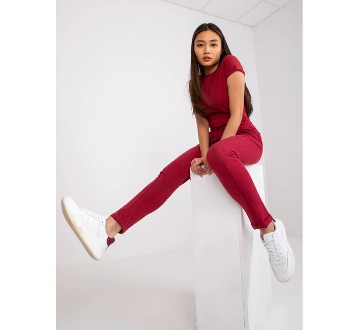 Tepláky RV DR 3589.06X kaštanová