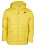 Pánská bunda H4Z22KUMP006 45S Žlutá hořčicová - 4F Pánská bunda H4Z22KUMP006 45S Žlutá hořčicová - 4F