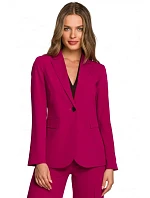 Sako s jedním knoflíkem  švestka model 22069754 - STYLOVE