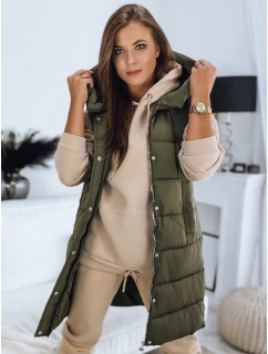 Dámská prošívaná vesta NOELIA zelená FashionStreet TY3132