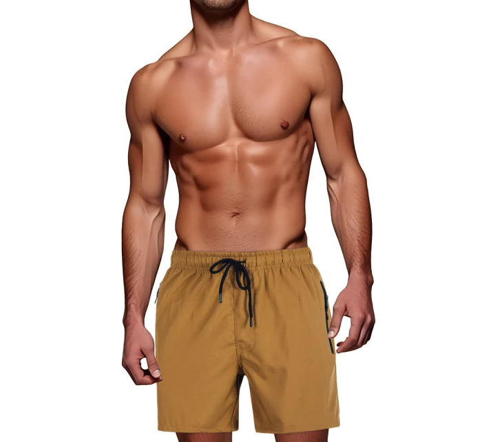 Dstreet pánské velbloudí šortky model 21989768 - FashionStreet