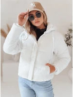 Dámská prošívaná zimní bunda SNOWLIKE s kapucí bílá FashionStreet TY4932