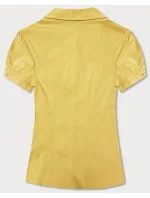 Žlutá halenka s krátkými rukávy (SSD16212D) Žlutá halenka s krátkými rukávy (SSD16212D)