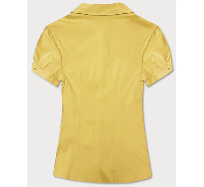 Žlutá halenka s krátkými rukávy (SSD16212D) Žlutá halenka s krátkými rukávy (SSD16212D)