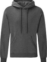 Fruit of the Loom Classic Hooded Sweat Mikina s kapucí 16.2208 dark heather grey