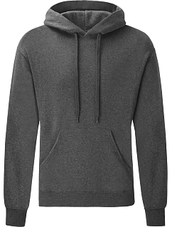 Fruit of the Loom Classic Hooded Sweat Mikina s kapucí 16.2208 dark heather grey