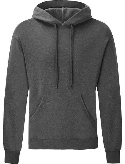 Fruit of the Loom Classic Hooded Sweat Mikina s kapucí 16.2208 dark heather grey Fruit of the Loom Classic Hooded Sweat Mikina s kapucí 16.2208 dark heather grey