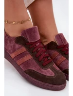 model 21707340 Semišové Nízké Dámské Tenisky Bordó - Zazoo model 21707340 Semišové Nízké Dámské Tenisky Bordó - Zazoo