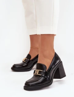 Polobotky na podpatku  model 217842 Step in style