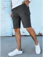 Pánské tmavě šedé šortky Dstreet SX2430