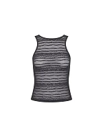 Dámské tílko FREE Evolve Tank Top Lace - BLACK - černé 0004 - SLOGGI Dámské tílko FREE Evolve Tank Top Lace - BLACK - černé 0004 - SLOGGI