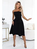 sukienka midi bez z  czarna model 22550994 - numoco