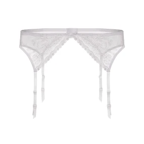 Dámský podvazkový pás Rose white - JULIMEX