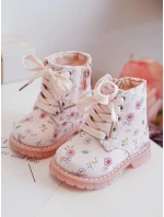 Dětské zateplené boty na zip Růžové model 21634773 - Boto Dětské zateplené boty na zip Růžové model 21634773 - Boto