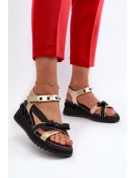 Dámské Sandály S Mašlí D&A model 21660371 Zlaté - S.Barski