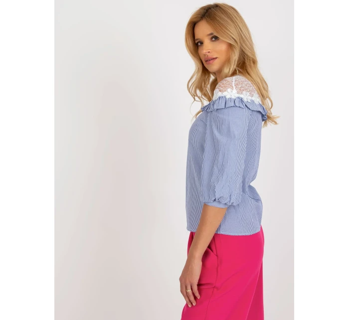 Halenka LK BZ 509336.55P bílá a modrá