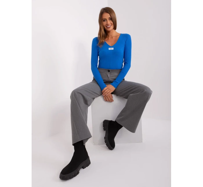 Bluzka RV BZ model 18985049 ciemny niebieski - FPrice Bluzka RV BZ model 18985049 ciemny niebieski - FPrice