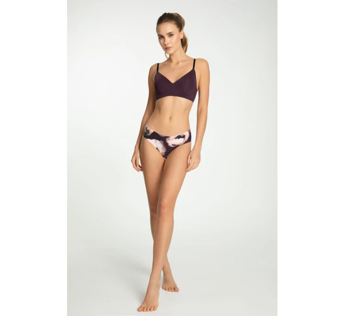Spodní díl bikin Velvet Bloom Tanga Brasil - Julimex