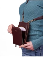 Dámská crossbody peněženka Vuch Rosia Dark Wine