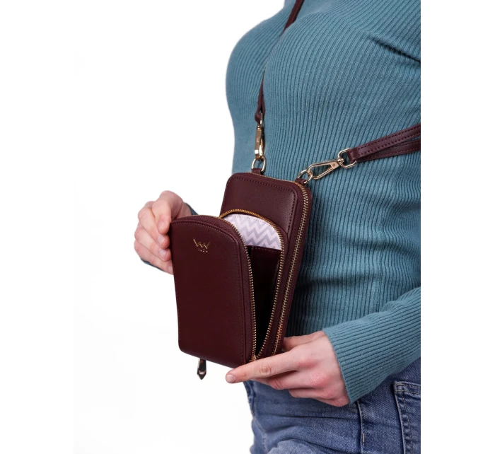 Dámská crossbody peněženka Vuch Rosia Dark Wine