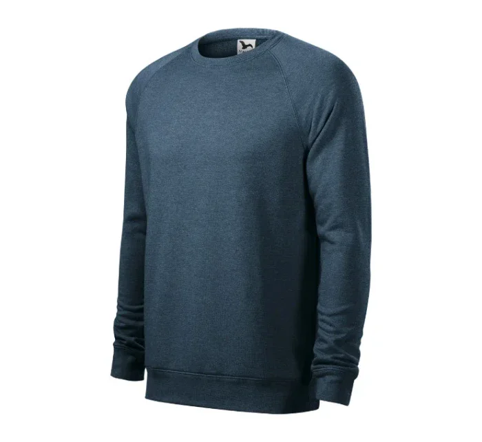 Merger mikina pánská tmavý denim melír