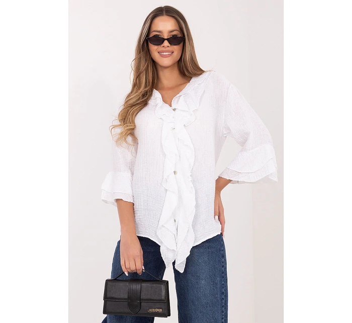 Košile s dlouhým rukávem  model 226240 Italy Moda