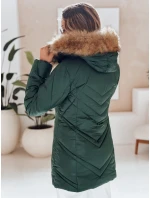 Dámská prošívaná zimní bunda SOLARIS zelená FashionStreet TY4008 Dámská prošívaná zimní bunda SOLARIS zelená FashionStreet TY4008
