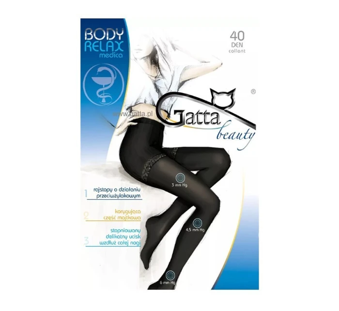 Dámské punčochové kalhoty Gatta Body Relax Medica 40 den 2-4 Dámské punčochové kalhoty Gatta Body Relax Medica 40 den 2-4