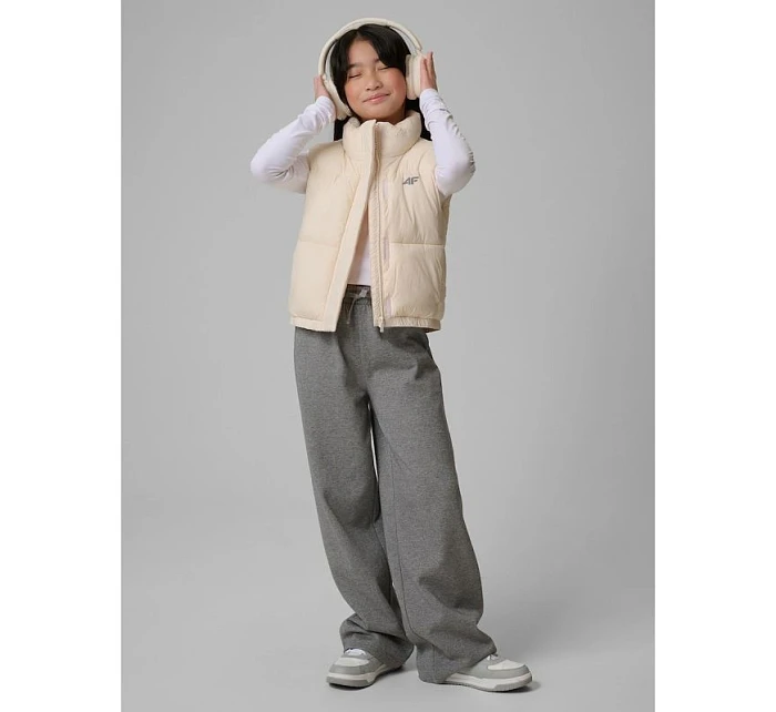 Dívčí bez rukávů se syntetickou výplní 4F 4FJWSS26TVJAF312-12S Dívčí bez rukávů se syntetickou výplní 4F 4FJWSS26TVJAF312-12S