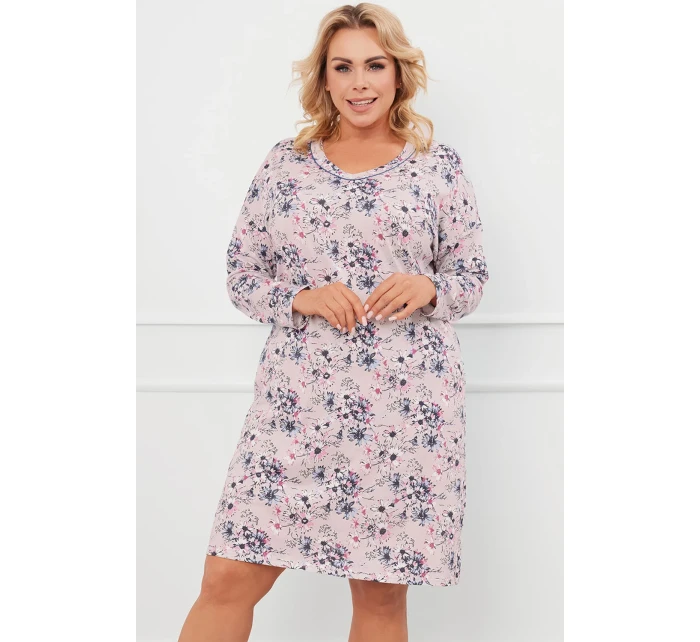 Italian Fashion Toliana long barva:print/pink Italian Fashion Toliana long barva:print/pink