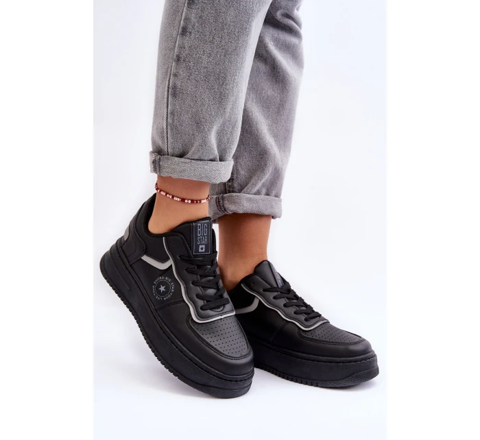 Dámské Sportovní Tenisky Big Star model 21634285 Černé - Big Star Shoes Dámské Sportovní Tenisky Big Star model 21634285 Černé - Big Star Shoes