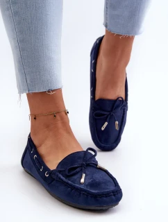 Dámské modré semišové mokasíny model 21659334 - Boto