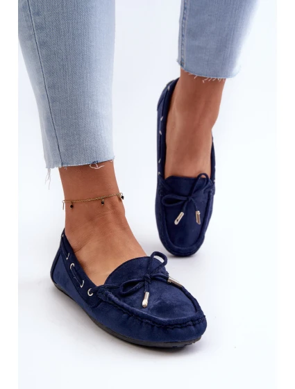 Dámské modré semišové mokasíny Si Passione Dámské modré semišové mokasíny Si Passione