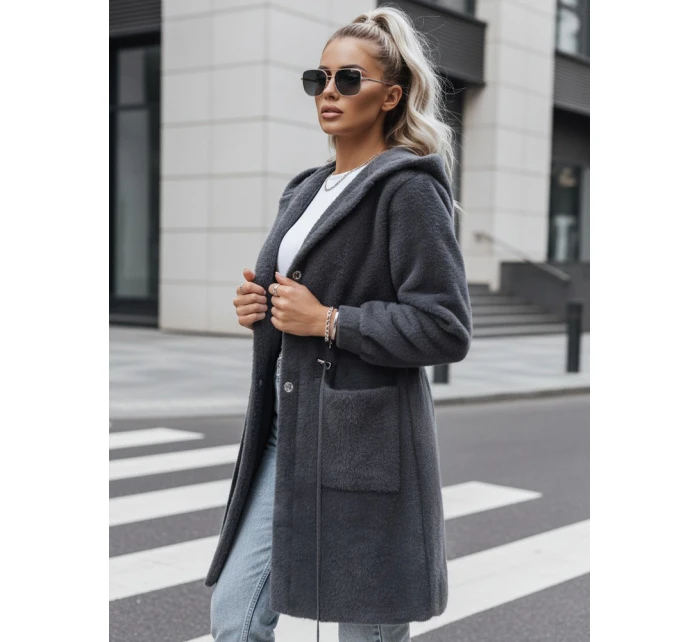 Dámský kabát šedý Dstreet model 21963740 - FashionStreet