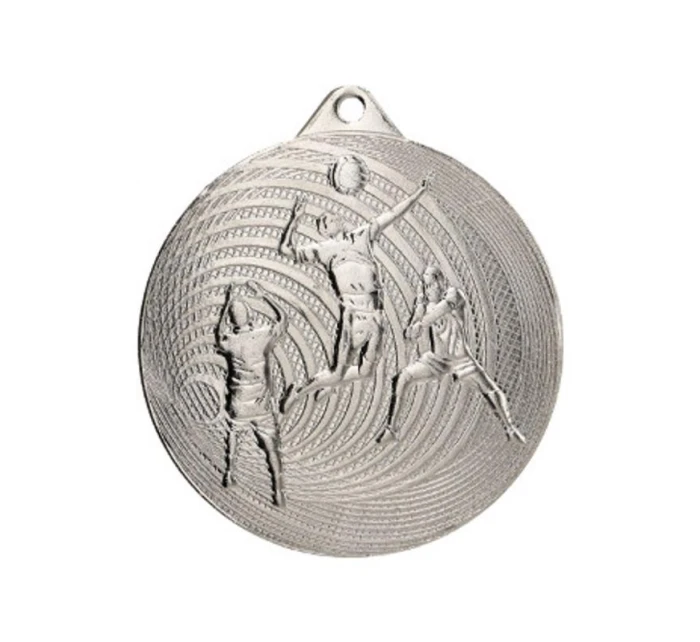 Stříbrná volejbalová medaile Ocel MMC3073/S