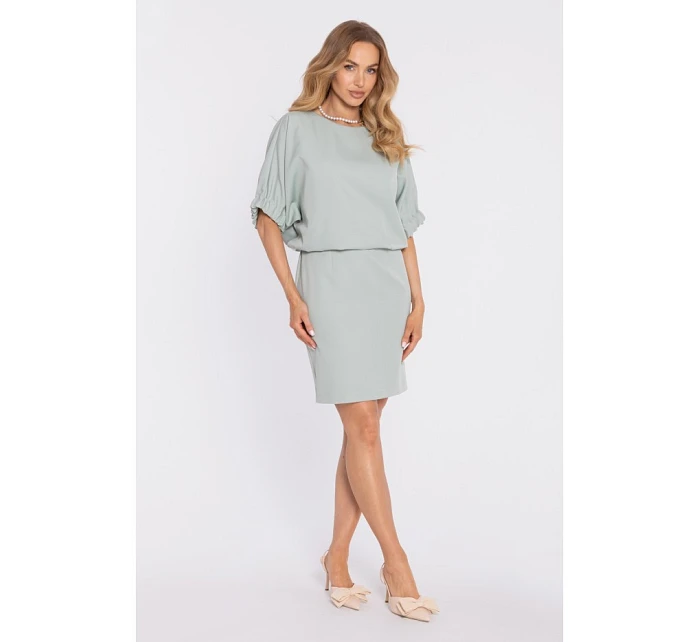 šaty s rozparkem na zádech mint model 22040505 - Moe