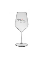 PROTOŽE BÝT STUDENTKA NENÍ PRDEL - čirá nerozbitná sklenice na víno 470 ml