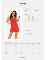 Jedinečná košilka Loventy chemise - Obsessive