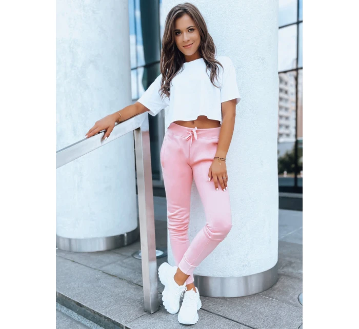 Dámské tepláky FITS růžové UY0553 Dámské tepláky FITS růžové UY0553