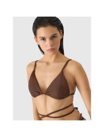 Dámský horní díl plavek 4F 4FWSS24UBKTF041-81S Hnědý Dámský horní díl plavek 4F 4FWSS24UBKTF041-81S Hnědý