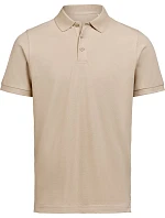 OCS Polo Unisex piqué polo z těžké bavlny model 22465546 latte - Untagged Movement OCS Polo Unisex piqué polo z těžké bavlny model 22465546 latte - Untagged Movement