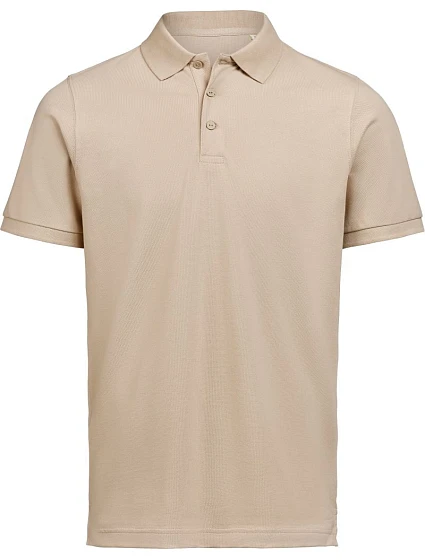 Untagged Movement OCS Polo Unisex piqué polo z těžké bavlny 66.2010 latte Untagged Movement OCS Polo Unisex piqué polo z těžké bavlny 66.2010 latte