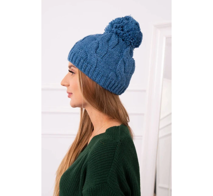 Fleecová čepice Stefania K278 denim Fleecová čepice Stefania K278 denim