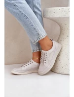 Dámské Kožené Tenisky Šedé Cloesa Dámské Kožené Tenisky Šedé Cloesa